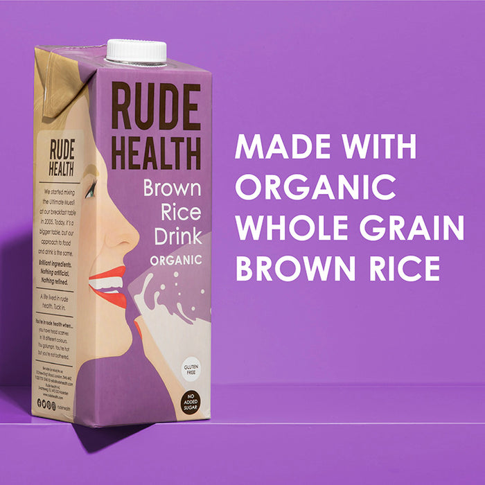 Rude Health Brown Rice Milk 1L