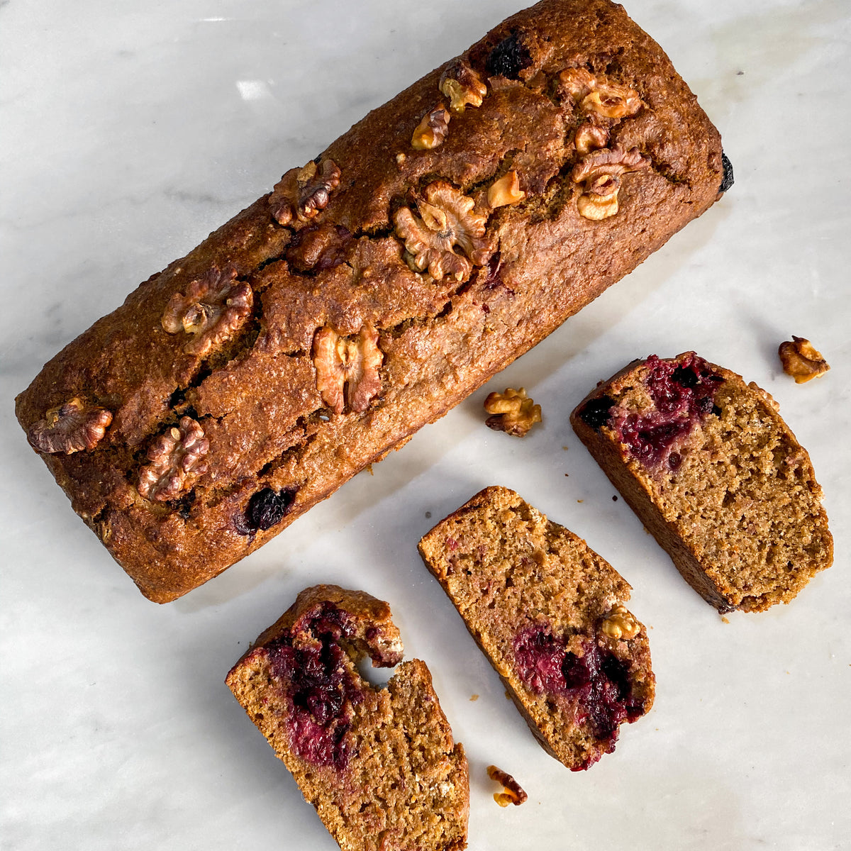 Recipe Mixed Berry Bread (Vegan) — Raw Bites