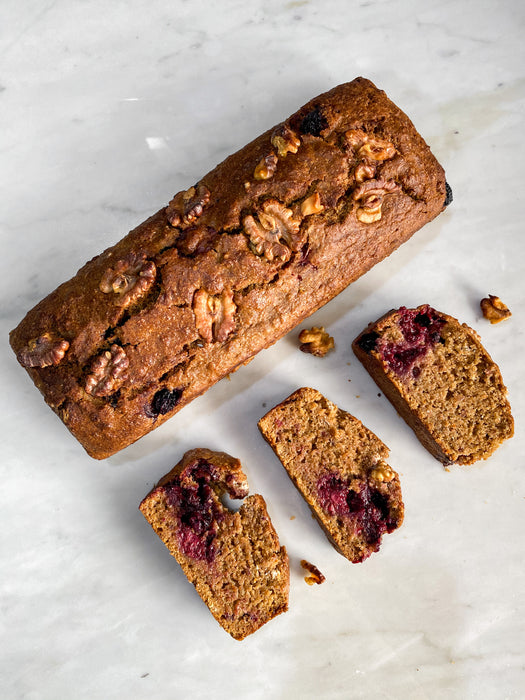 Recipe: Mixed Berry Bread (Vegan)