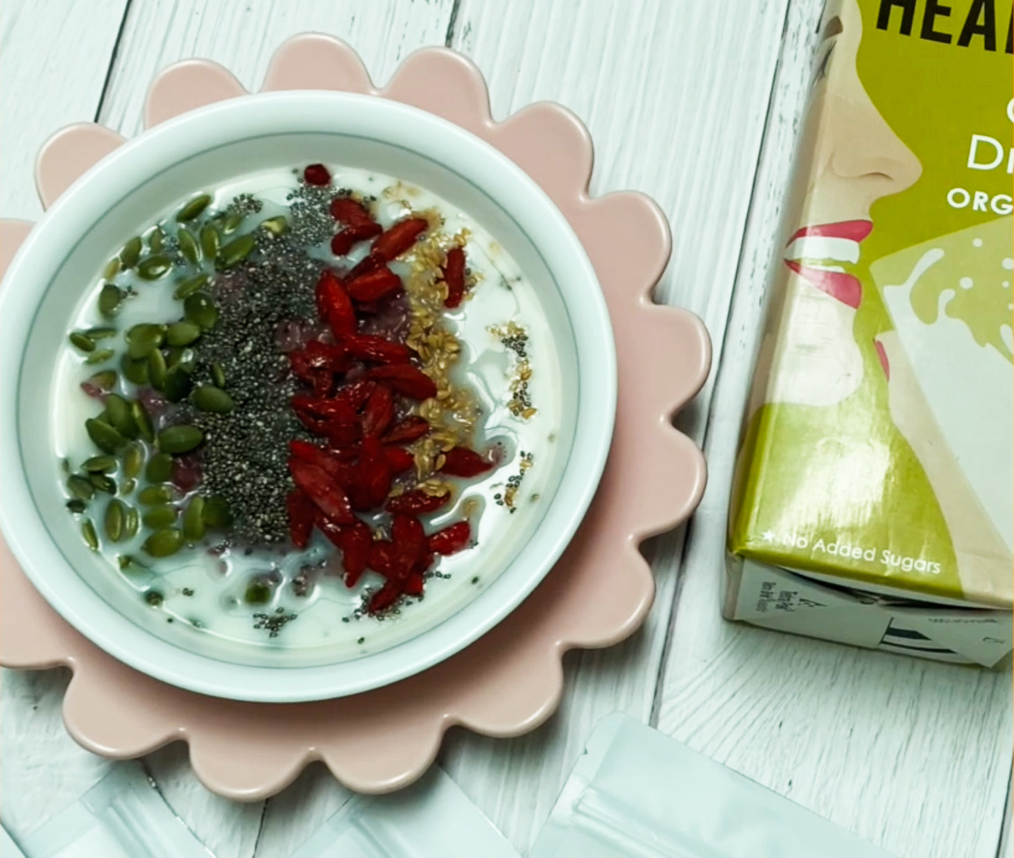 Recipe: Very Berry Oatmeal feat. Rude Health Oat Drink