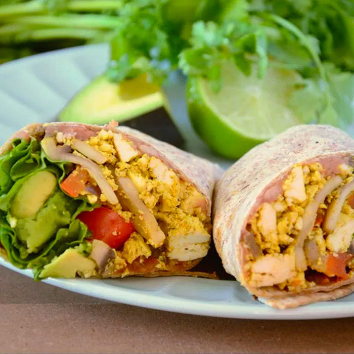 Healthy Vegan Breakfast Burrito