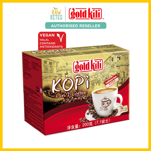 Gold Kili Instant Traditional Coffee 3-in-1 [20g x 10 sachets] 