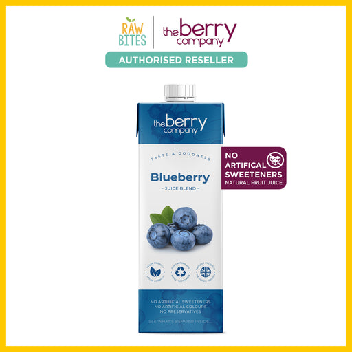 The Berry Company Blueberry Juice 1L (Gluten Free, No Refined Sugar, Vegan)