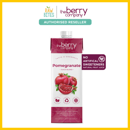 The Berry Company Pomegranate Juice 1L (Gluten Free, No Refined Sugar, Vegan)