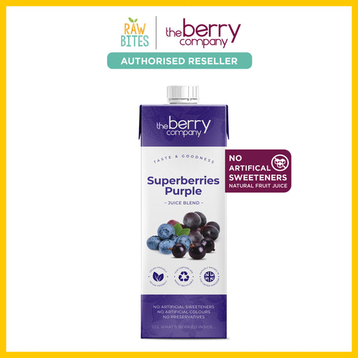 The Berry Company Superberries Purple Juice 1L (Gluten Free, No Refined Sugar, Vegan)