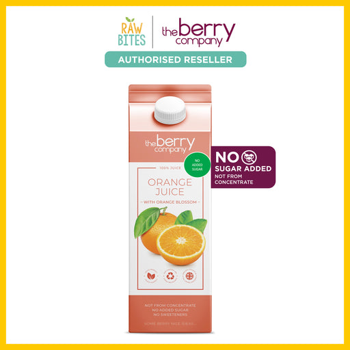 The Berry Company Orange Juice with Orange Blossom 1L (No Sugar or Sweeteners Added, Not from Concentrate) (Copy)