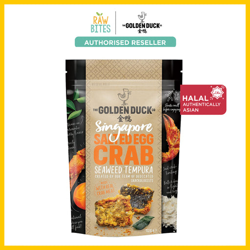 Golden Duck Singapore Salted Egg Crab Seaweed Tempura 102g