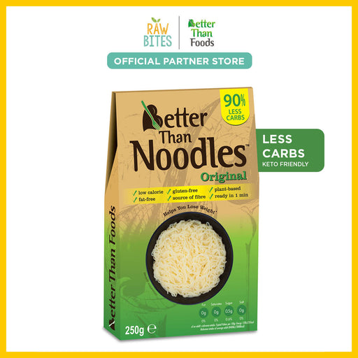 Better Than No Drain Konjac Noodles 250g (Gluten Free, Keto Friendly, Low Calorie)