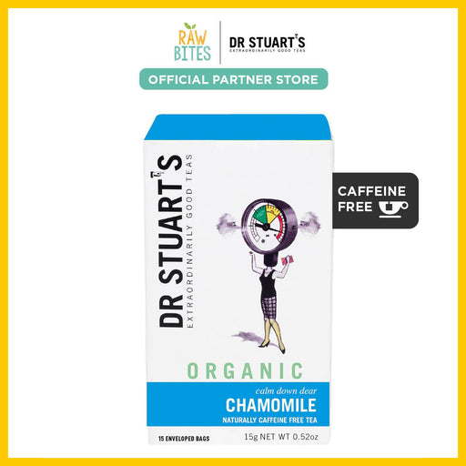 Dr Stuart's Organic Chamomile Tea 15g/15 bags (Caffeine Free, Calming)
