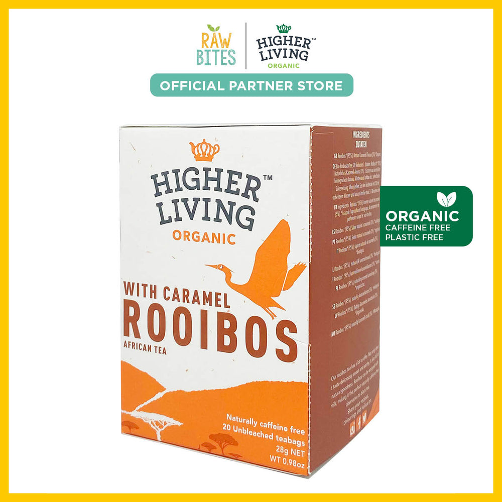 Higher Living Organic Rooibos Caramel Tea 28g/20 bags (Caffeine Free)