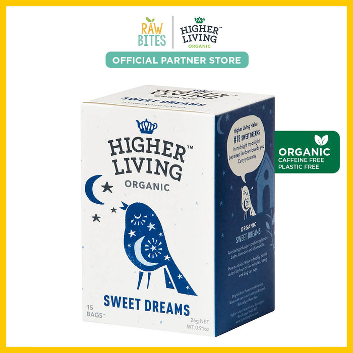 Higher Living Organic Sweet Dreams Tea 26g/15 bags (Caffeine Free)