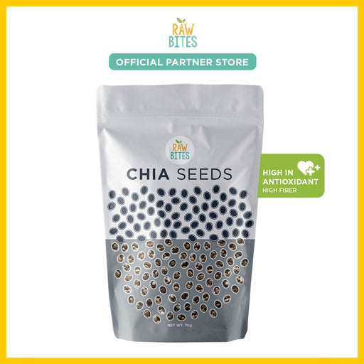 Raw Bites Chia Seeds 70g (High Protein, High Fiber, High in Antioxidants)