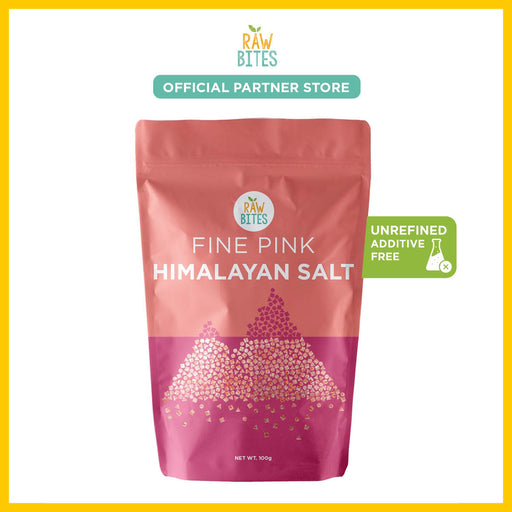 Raw Bites Fine Himalayan Pink Salt 100g (Alternative to Table Salt)