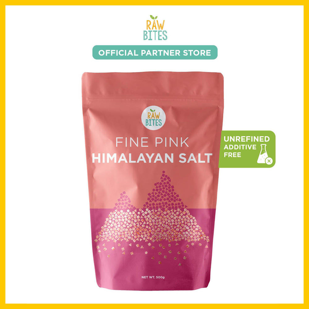 Raw Bites Fine Himalayan Pink Salt 500g (Alternative to Table Salt)