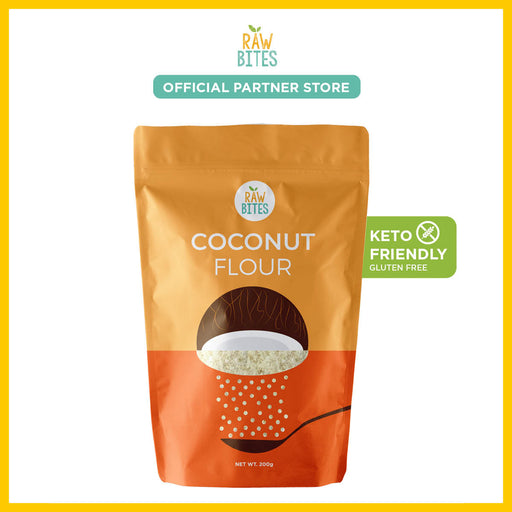 Raw Bites Coconut Flour 200g (Gluten Free, High Fiber, Keto Friendly)