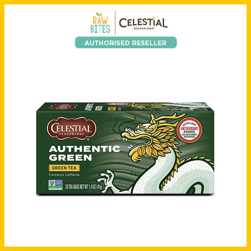 Celestial Seasonings Authentic Green Tea 41g/20 bags (Caffeinated, High in Antioxidants, Sugar Free)