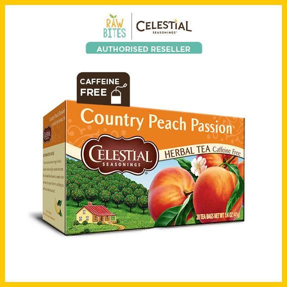 Celestial Seasonings Country Peach Passion Herbal Tea 41g/20 bags (Caffeine Free, Sugar Free)