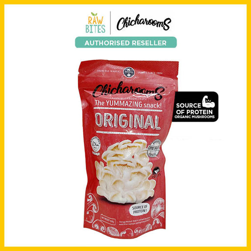 Chicharooms Original Crispy Mushroom Chips 100g (Halal, Source of Protein)