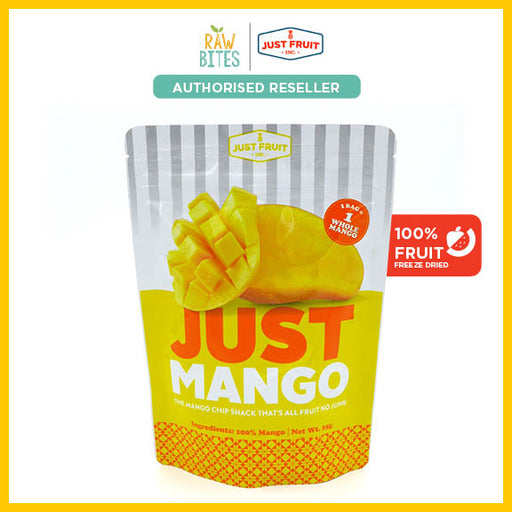 Just Fruit Freeze Dried Mango Chips 25g (100% Fruit, No Sugar Added)