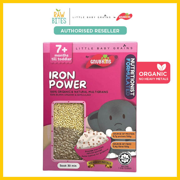 Little Baby Grains Iron Power Multigrains 520g [7 mos+] (Nutritionist Formulated, Organic)