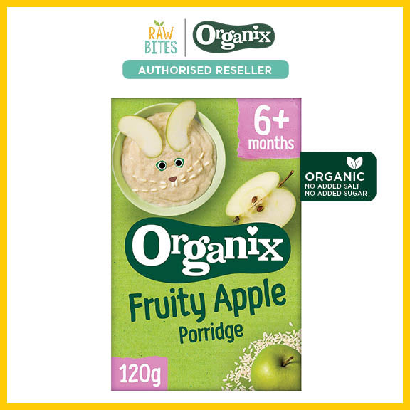 Organix Fruity Apple Porridge 120g [6 mos+] (Organic, No Added Sugar)