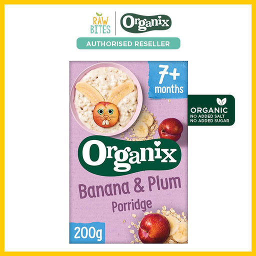 Organix Banana & Plum Baby Porridge 200g [7 mos+] (Organic, No Added Sugar)