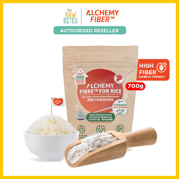 Alchemy Fiber for Rice 700g (Diabetic Friendly, High Fiber) — Raw Bites