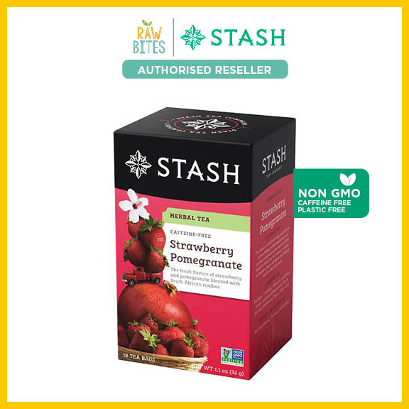 Stash Tea Strawberry Pomegranate Herbal Tea (18 bags)