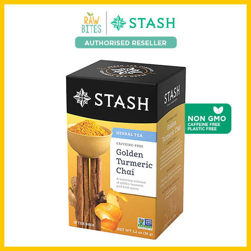 Stash Tea Golden Turmeric Chai Herbal Tea (18 bgs)