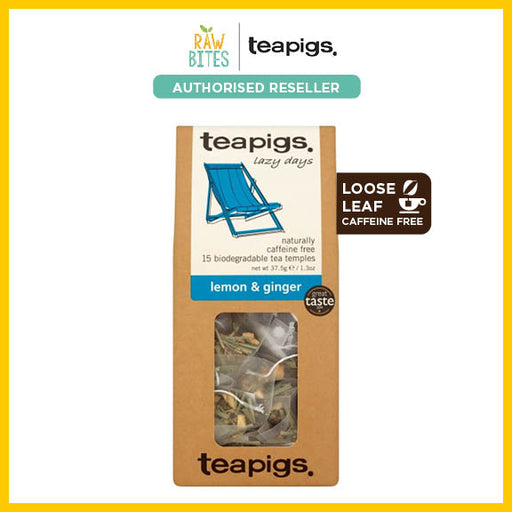 Teapigs Lemon Ginger Herbal Tea (15 tea temples)