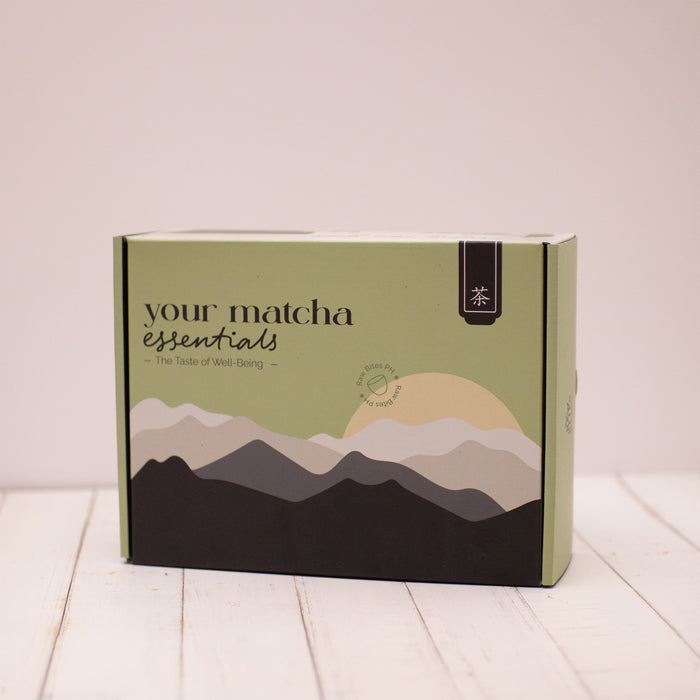 The Essential Ceramic Matcha Set x Raw Bites Ceremonial Matcha