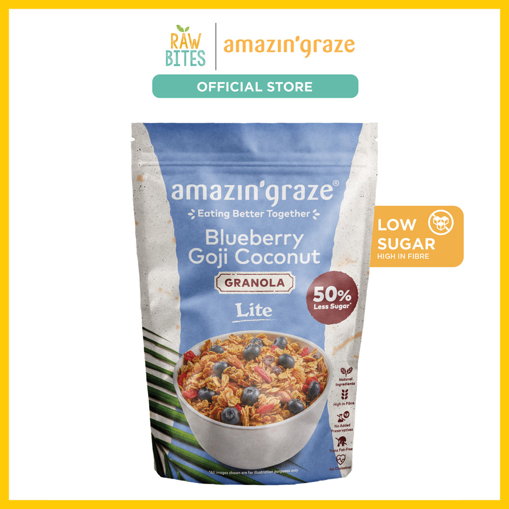 Amazin' Graze Blueberry Goji Coconut Lite 250g