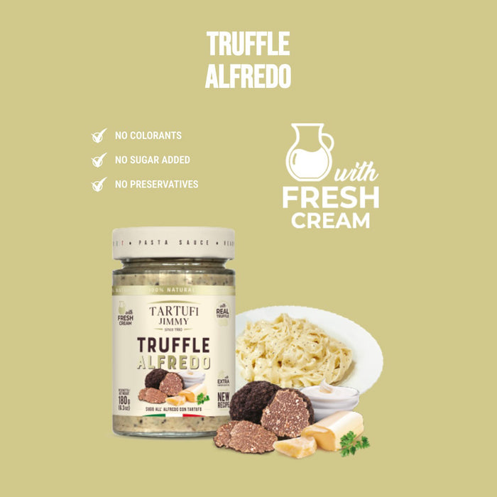 Tartufi Jimmy Alfredo Truffle Sauce 180g (No Preservatives)