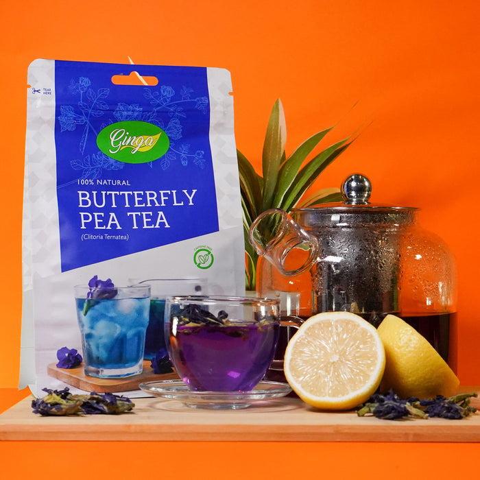 Ginga Butterfly Pea Tea 30g (All Natural, Caffeine Free)
