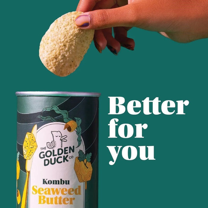 Golden Duck Kombu Seaweed Butter Gourmet Potato Chips 45g (Authentically Asian, Halal)