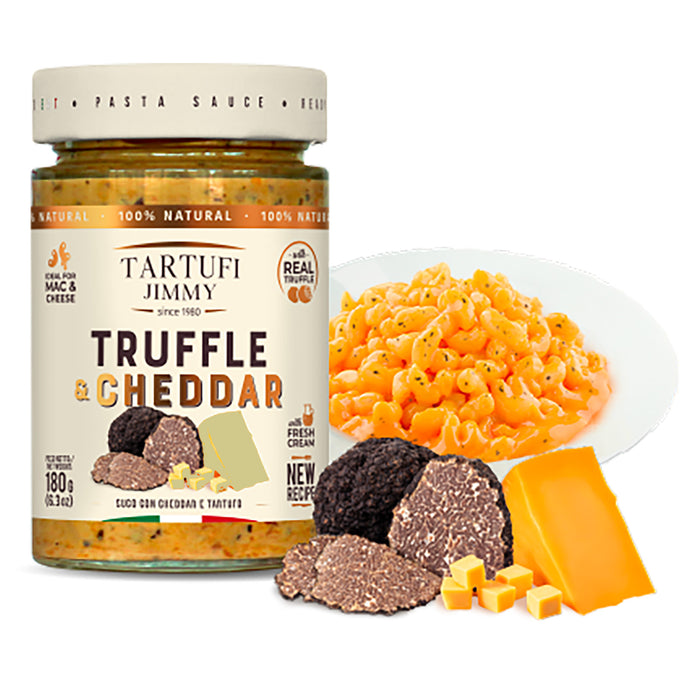 Tartufi Jimmy Truffle & Cheddar Cheese Sauce 180g (No Preservatives)
