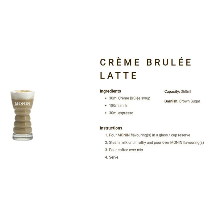 Monin Syrup Crème Brulee 1L PET
