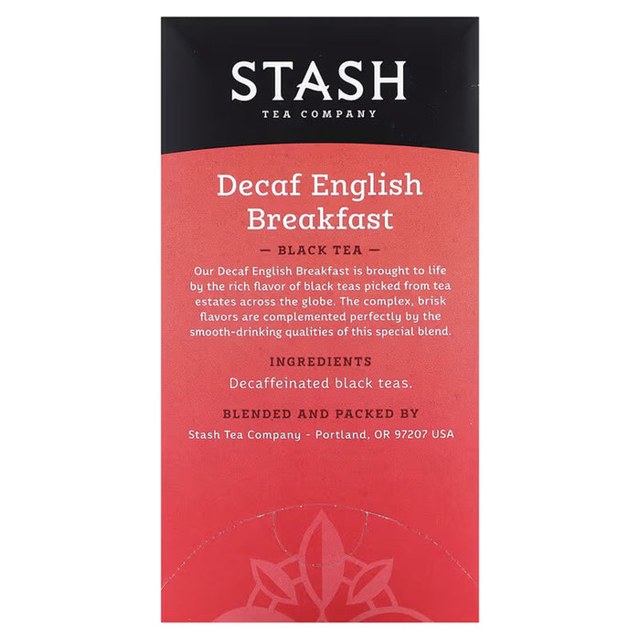 Stash Decaf English Breakfast Black Tea 36g/18 bags