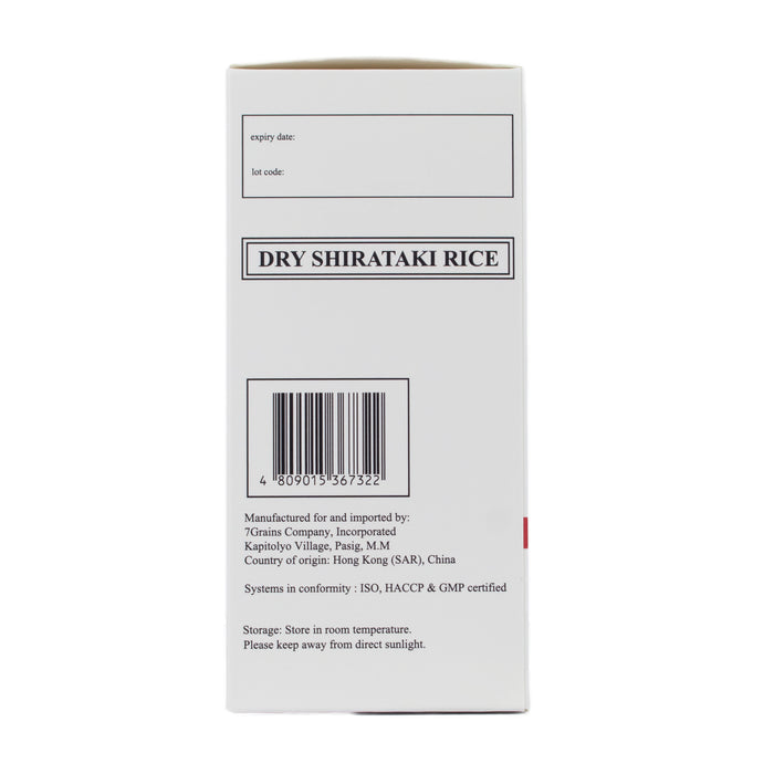 7Grains Dry Shirataki Rice 500g