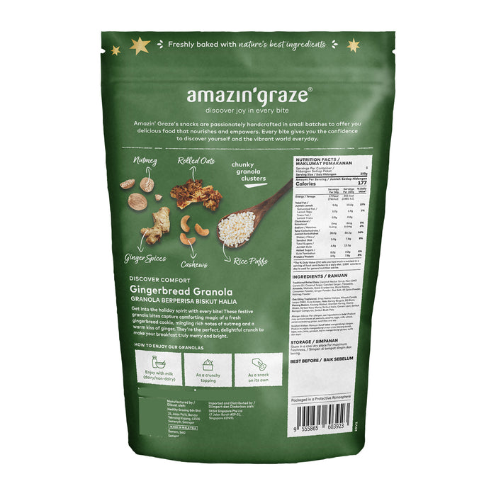 Amazin' Graze Gingerbread Granola 250g