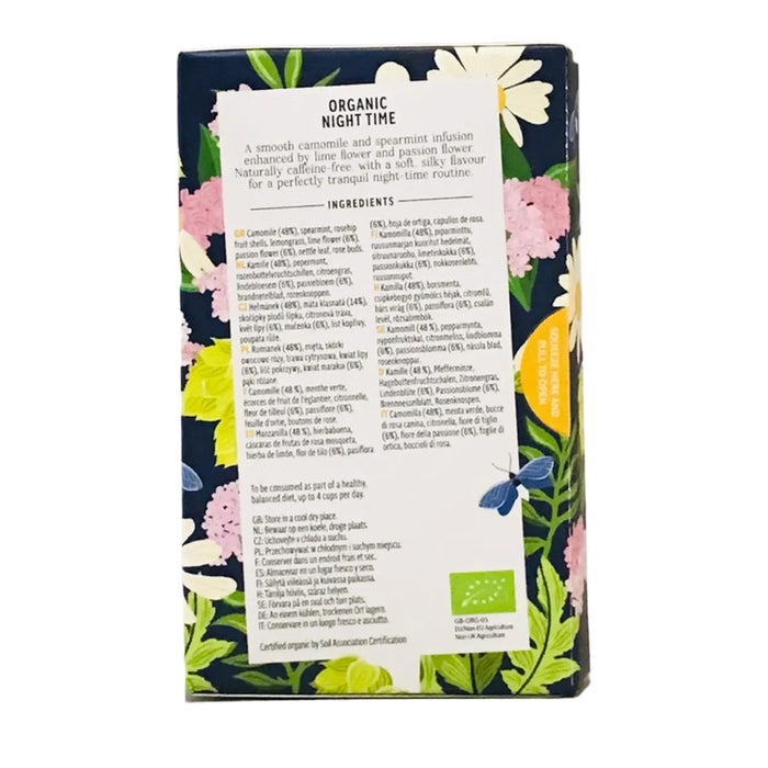 Heath & Heather Organic Soft and Sleepy Night Time Tea 20 bags (Caffeine Free, Gluten Free, Vegan)