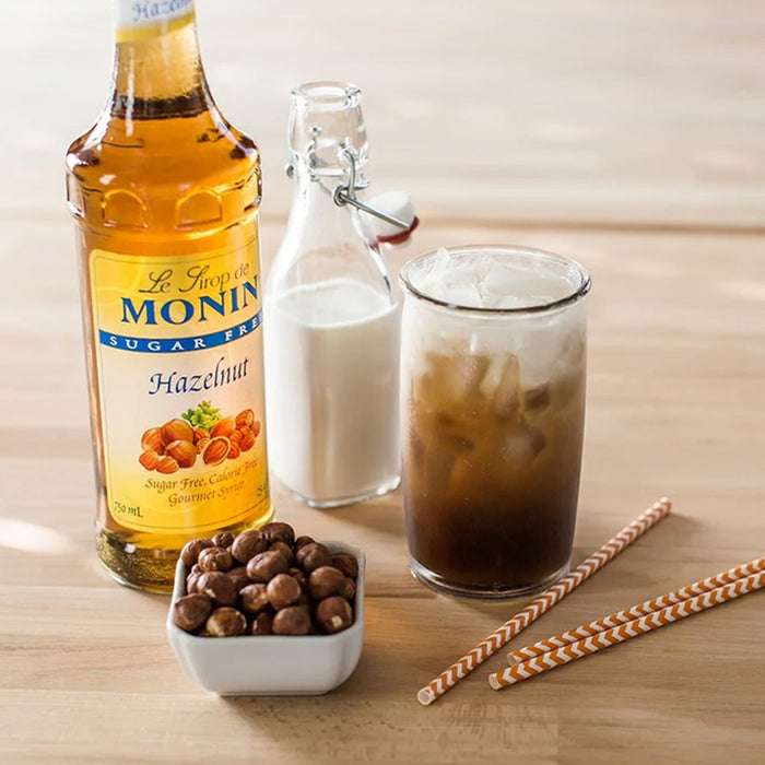 Monin Syrup Sugarfree Hazelnut 700ml