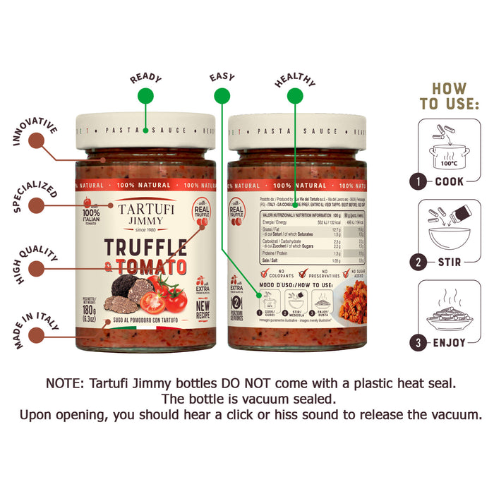 Tartufi Jimmy Truffle Sauce 180g (No Preservatives)