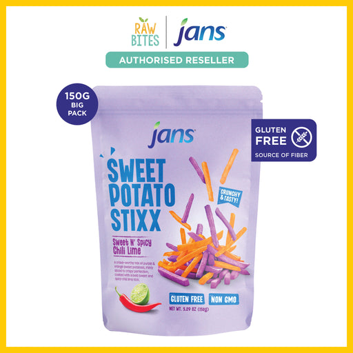 Jans Sweet Potato Stixx - Sweet N' Spicy Chili Lime 150g 