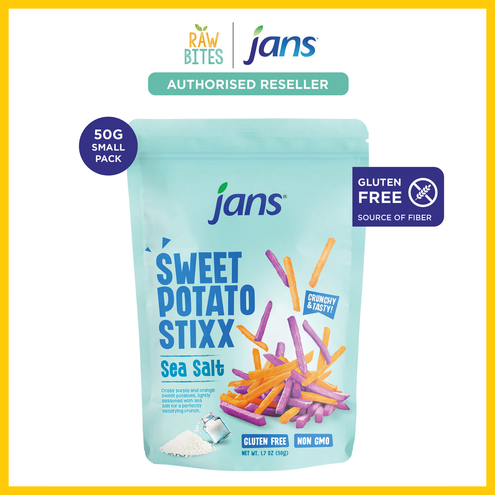 Jans Mix Sweet Potato Stick - Sea Salt 50g (Gluten Free, Source of Fiber)