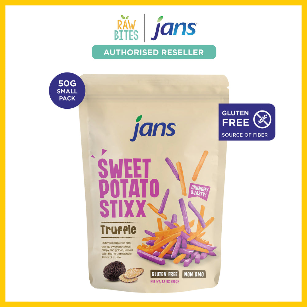 Jans Sweet Potato Stixx - Truffle 50g (Gluten Free, Source of Fiber)