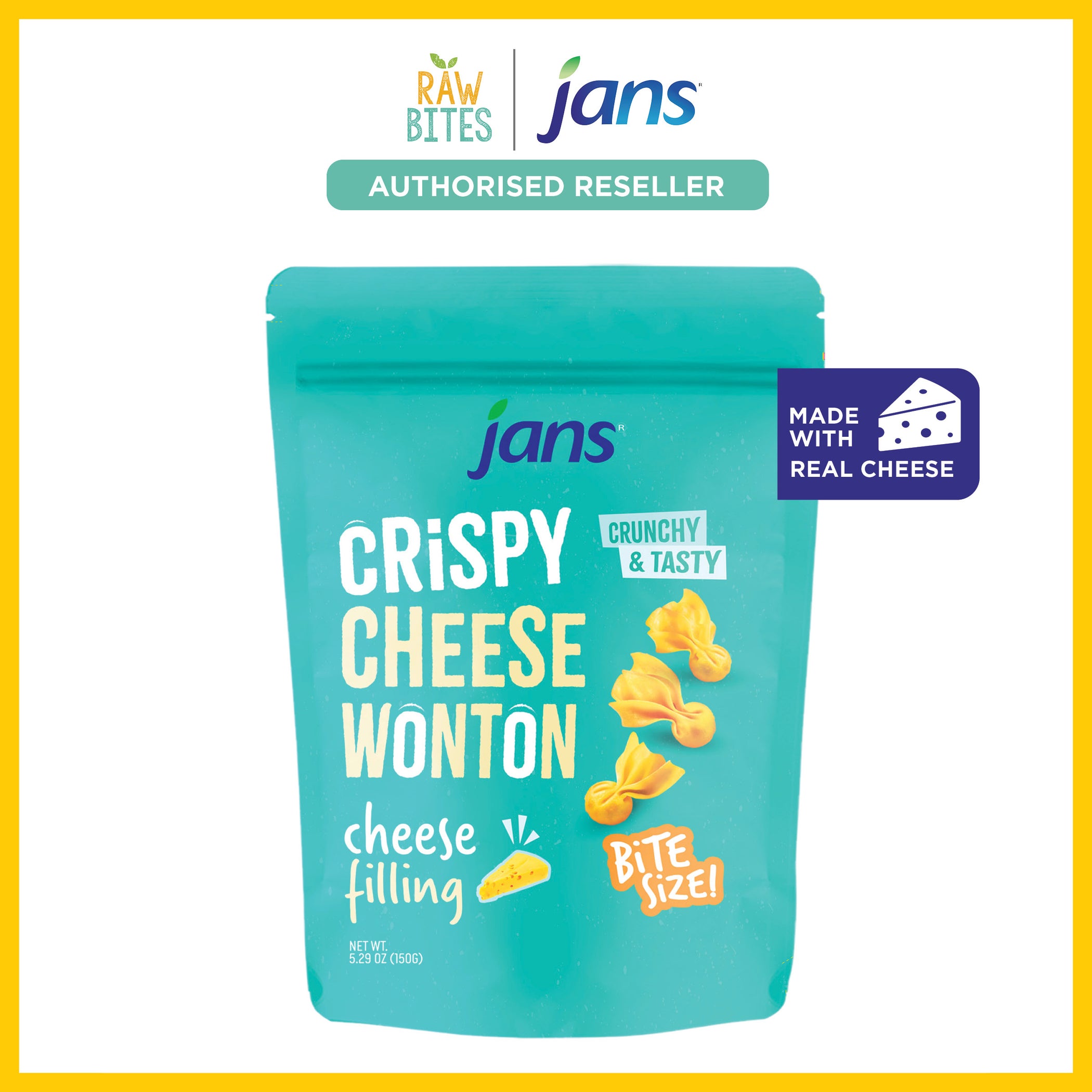 Jans Crispy Cheese Wonton 150g — Raw Bites