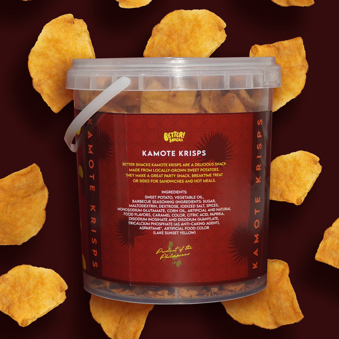Better Snacks Kamote Chips Barbecue 2L