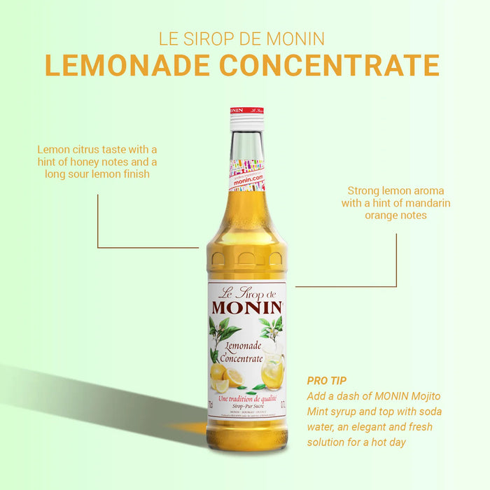 Monin Syrup Lemonade Concentrate 700ml