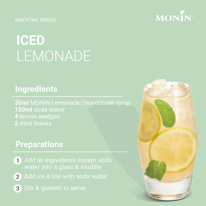 Monin Syrup Lemonade Concentrate 700ml